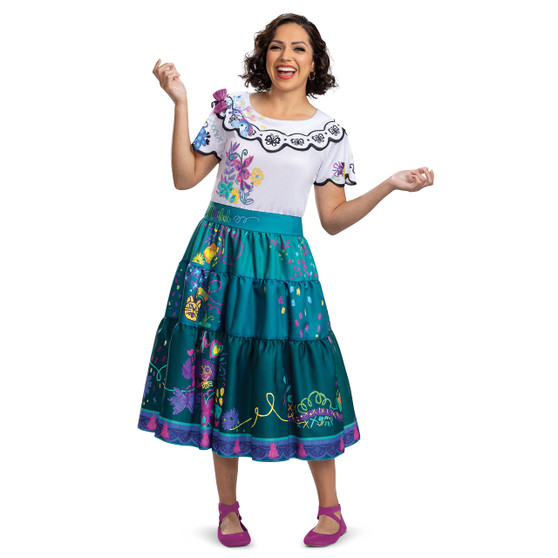 Disguise Disney Encanto Mirabel Madrigal Deluxe, Dress Only, Adult Jr (7-9)