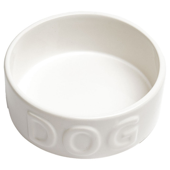 Park Life Designs White Large Dog Pet Bowl 8 Cup