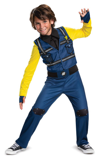 Lego Movie 2 Rex Dangervest Classic Jumpsuit- Inspired Costume, Size Small (4-6)