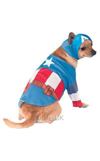 Rubie's Pet MARVEL Classic Captain America Pet Costume, Extra-Large