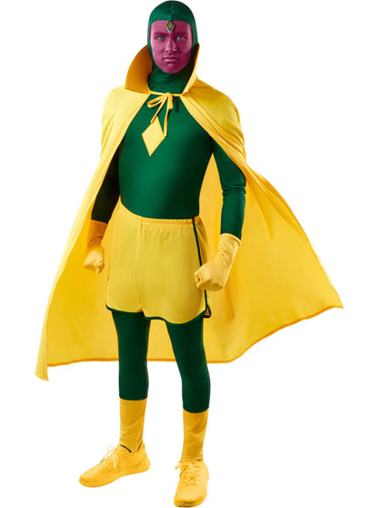Rubies MARVEL Adult WandaVision Vision's Halloween Costume, Extra Small