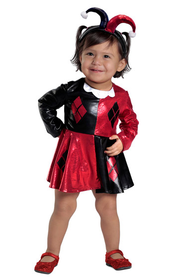 Rubie's DC Princess Paradise Harley Quinn Dress & Diaper Cover, 6 -12 Months