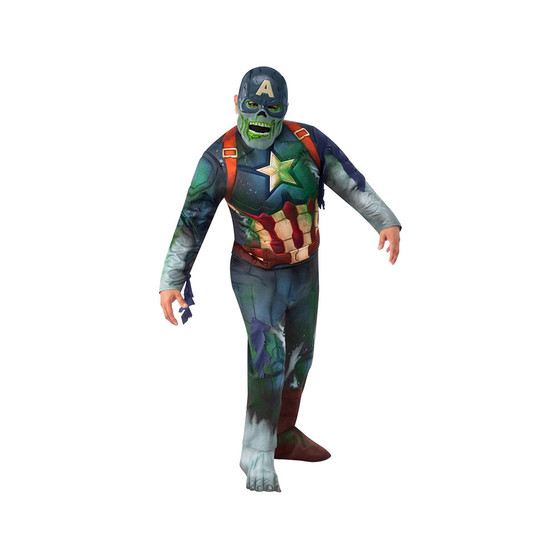 Rubies MARVEL Deluxe Teen What If? Zombie Captain America Costume