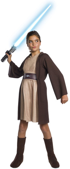 Rubies Star Wars Deluxe Child Jedi Knight Hooded Dress Costume, Small (3-4 Y)