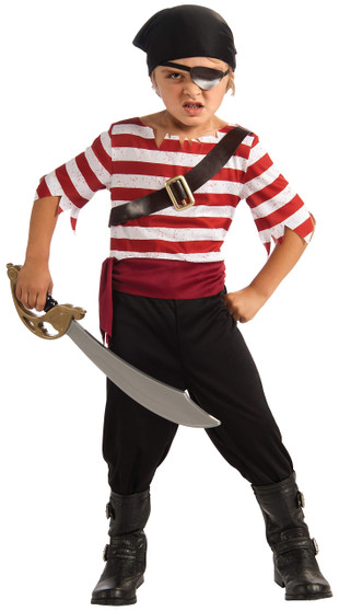 Rubies Child Black Jack The Pirate Costume, Large (8-10 Years)