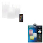 Tzumi AuraLED Flameless ColorCandles 3 Pack (Batteries Not Included) w/Remote