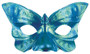 Masks Butterfly Iridescent Blue Eye Mask