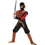 Disguise Ninja Warrior Muscle Costume, Medium (7-8)