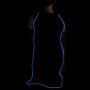 Child LED Light Up Stick Figure Costume, Robe Cape Cloak for Halloween Party (M)