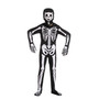 Spooktacular Creations Cat Head Skeleton Second Skin Jumpsuit & Hood Child Small