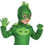 Disguise PJ Masks Gekko Deluxe Costume, Lights Up, Toddler L (4-6)