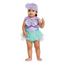 Disguise Disney Ariel Posh Infant Costume, Romper & Headpiece, Polyester 6-12 Months