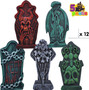 Joyin Halloween Tombstone Styro Decor 5PK w/Metal Stake/Stand 8.5"x1.4"x17"H