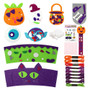 Klever Kits Halloween Sewing Kit 9 Crafts Ornaments, Bookmark, Cup Sleeves Etc.