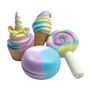 FOUFIT Rainbow Swirl Chew Latex Toy for Dogs, Macaron