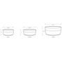 Park Life Designs Classic Grey Small Dog Pet Bowl 2 Cup