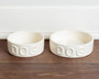 Park Life Designs Classic White Medium Dog Pet Bowl 4 Cup