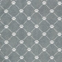 Set of 3 Bone Dry Microfiber Pet Drying Towel, Trellis Paw Print, Gray, 15"x30"