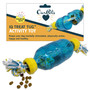 Our Pets IQ Treat Tug Dog Toy, Large, Blue Plastic w/Rope 4.02"x10.63"H