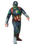 Rubies MARVEL Deluxe Adult What If...? Zombie Captain America Costume, Standard