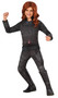 Rubies MARVEL Captain America Civil War Deluxe Child Black Widow Costume, Medium