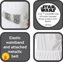Rubie's Star Wars Deluxe Child's Princess Leia Costume - Small 3-4 Years