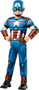 Rubies MARVEL Deluxe Child's Captain America Costume, Medium (5-6 Years)