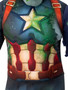 Rubies MARVEL Deluxe Adult What If...? Zombie Captain America Costume, XL