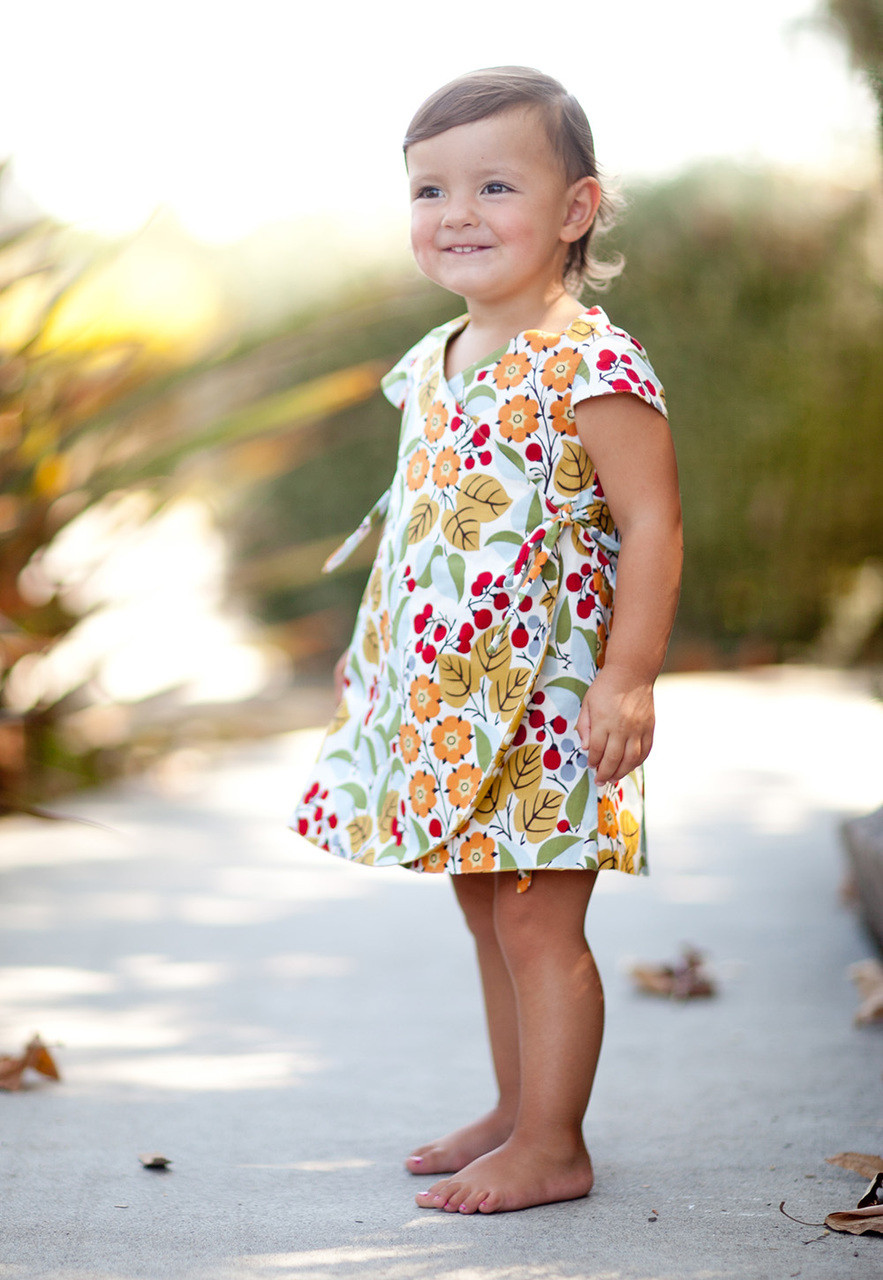 Two-piece Ruffle Pinafore Dress - Baby & Toddler - Otter Patterns