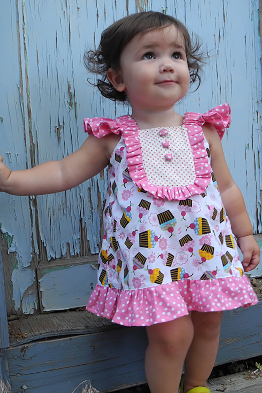 Felicity Sewing Patterns Butterfly Dress sewing pattern and tutorial, sizes  6-9 months to 10 ye