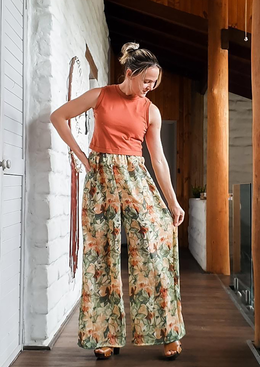 Woman Sewing Pattern SPACE Palazzo Pants  PDF