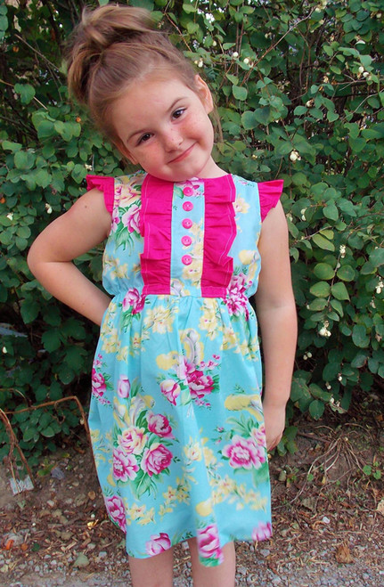 FREE Catalina Dress. Downloadable PDF Sewing Patterns for Girls