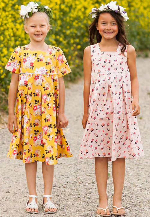 GIA PLEATED DRESS PDF Sewing Pattern & Tutorial - Sew Sweet Patterns