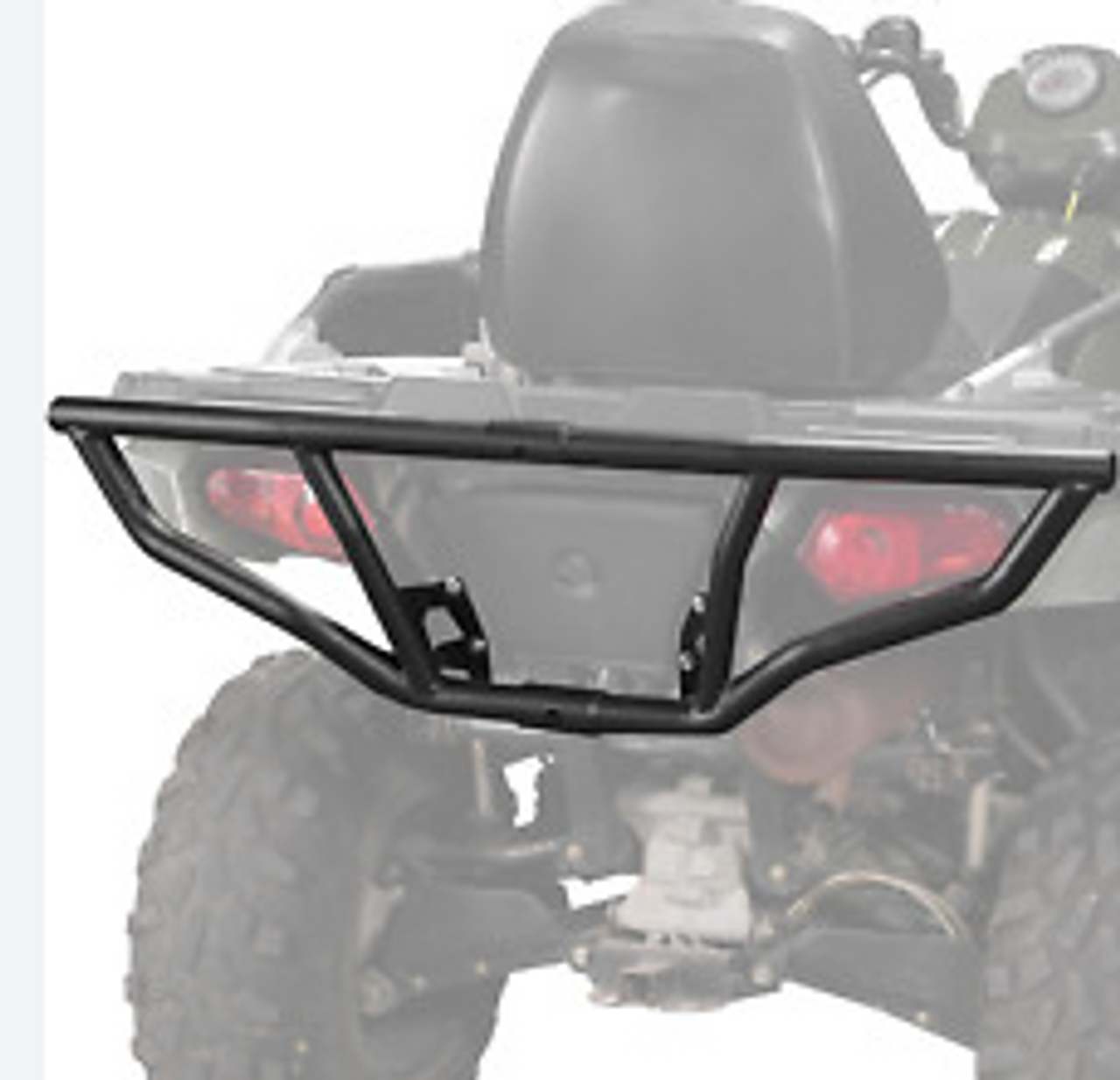 Polaris-Double Tube Bumper, Front, Gen IV+BLK