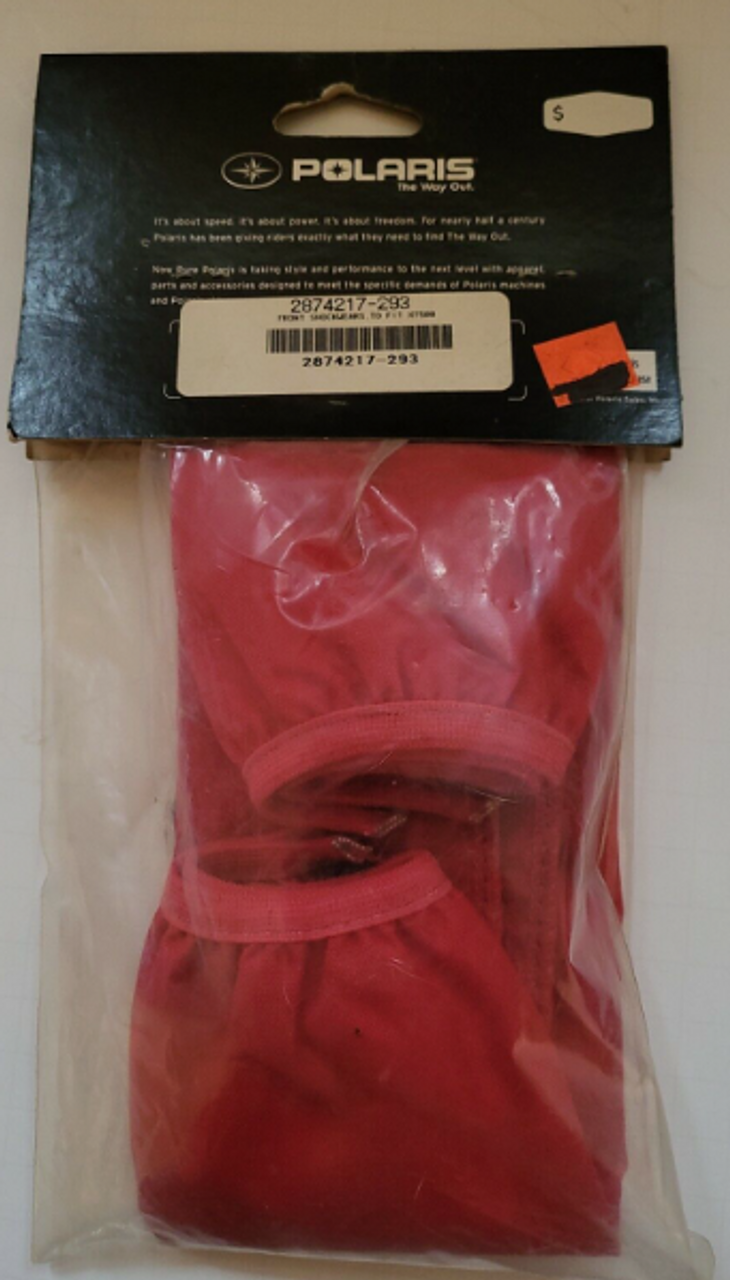 Polaris XT500 Single Front Shock Cover (Red-Single)