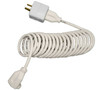 Extension Cords can be press down to fit on a suitcase or luggage.