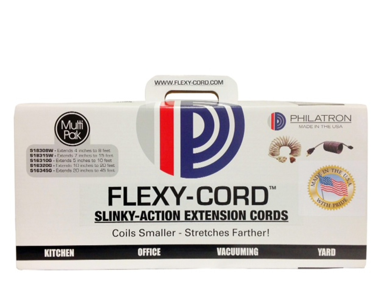 Flexy® Coiled Extension Cord