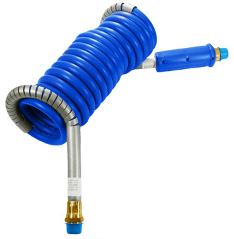Alaskan Stallion™ Blue Power Air Lines Coiled Air Brake Component. Available in 15 and 20 Feet.
