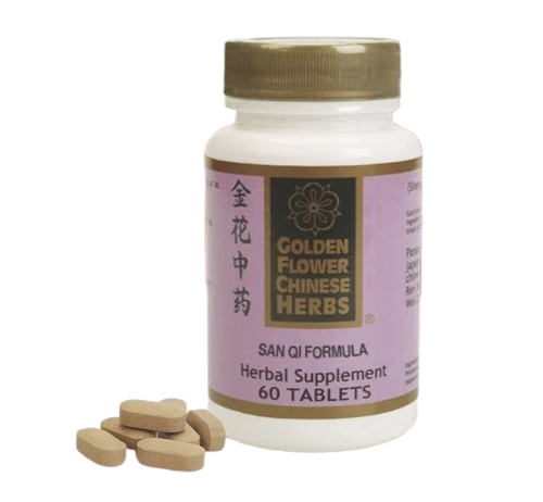 San Qi Formula (60 Tabs) - Golden Flower Chinese Herbs