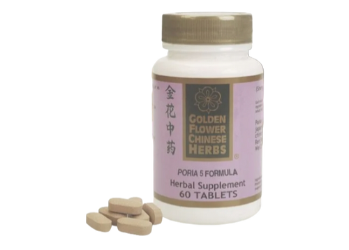 Poria Five (60 Tabs) - Golden Flower Chinese Herbs