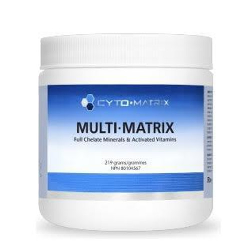 Multi-Matrix Full Chelate Minerals & Activated Vitamins Powder 219g – Blueberry