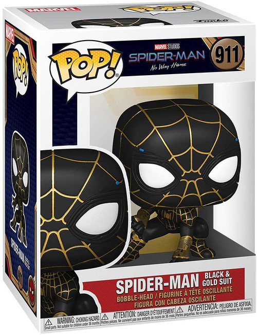 Funko Marvel Spider-Man Black and Gold Suit 911