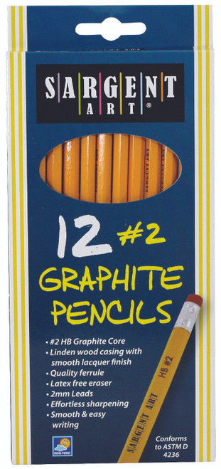 #2 Standard Yellow Pencils - 12 Count