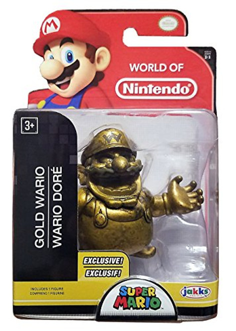 World of Nintendo Gold Wario Exclusive 2.5 Figure