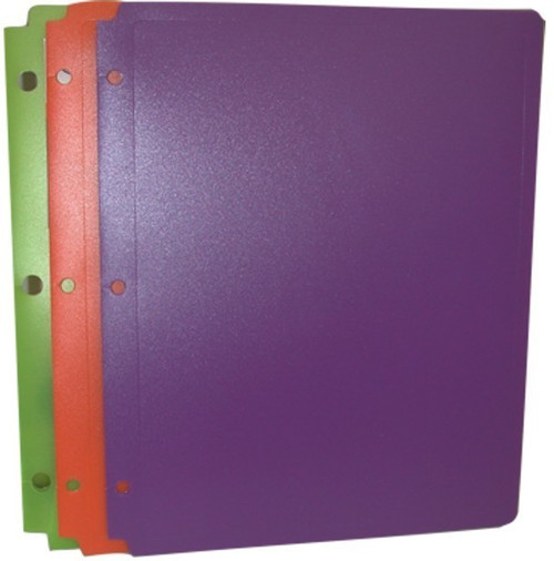 Premium Plastic 2 Pocket Folder - Summer Colors - 9.5" x 11.5"