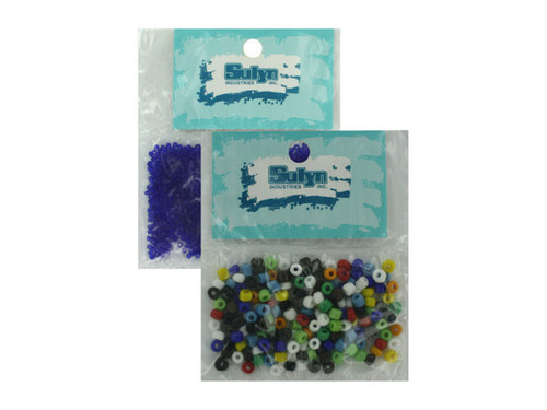 Assorted seed beads - Case of 40