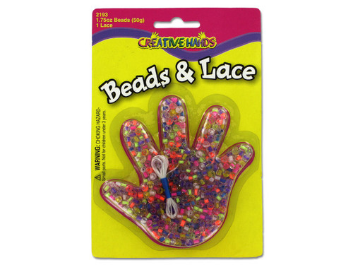 Beads with lace set - Case of 72
