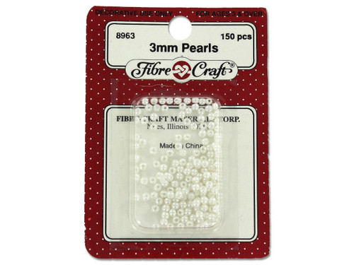 3MM Crafting pearls - Case of 24