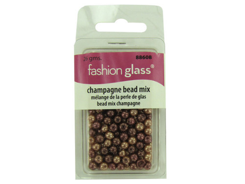 Champagne bead mix - Case of 96