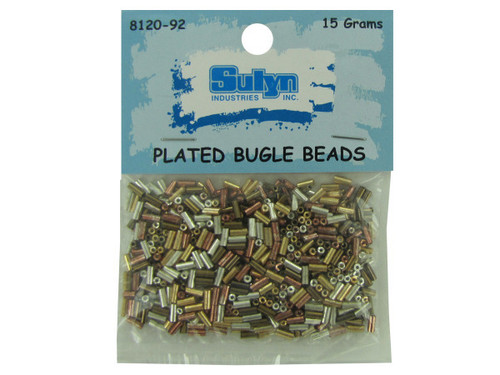 Metallic seed beads pack of 15 grams - Case of 96